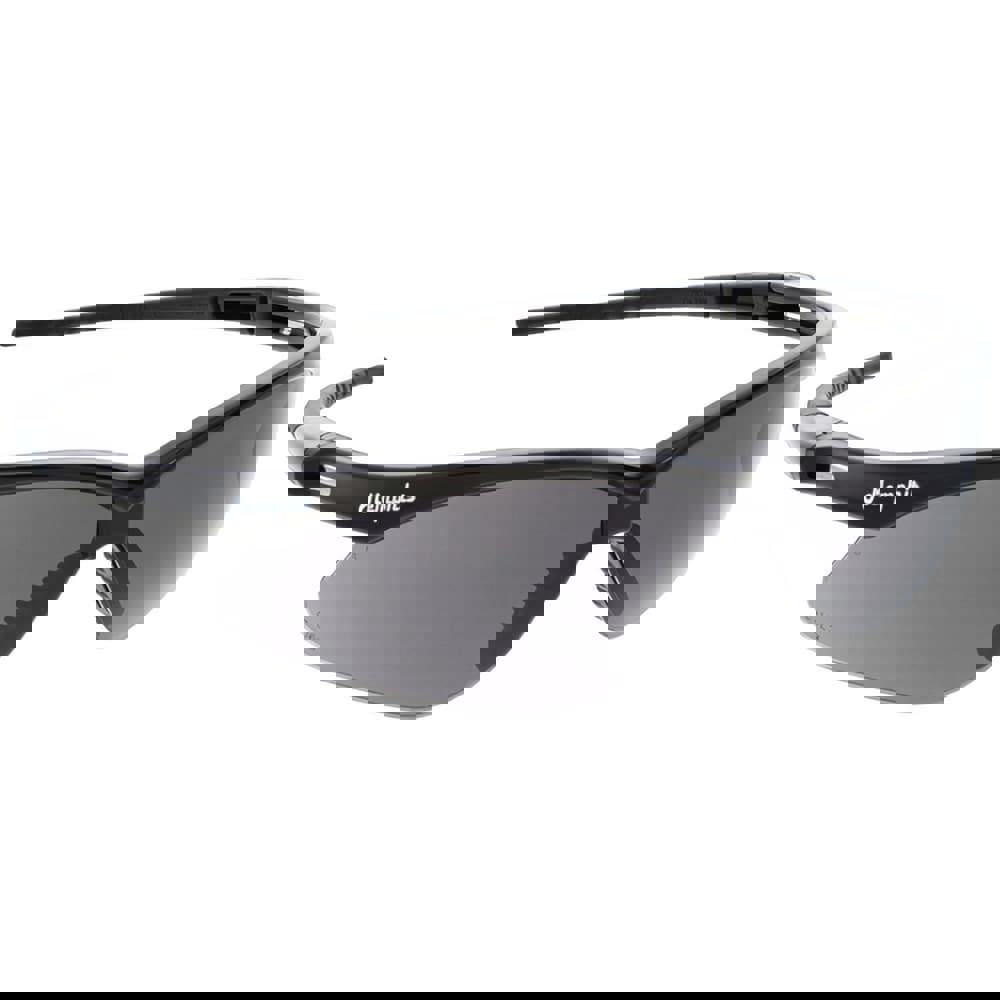 Safety Glass: Anti-Fog & Scratch-Resistant, Polycarbonate, Gray Lenses, Wraparound, UV Protection